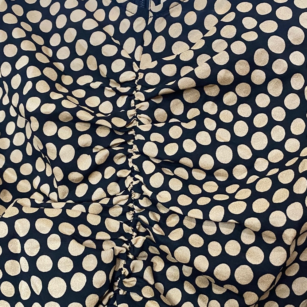 Banana Republic Black and Tan Patterned Blouse - Picture 5 of 16